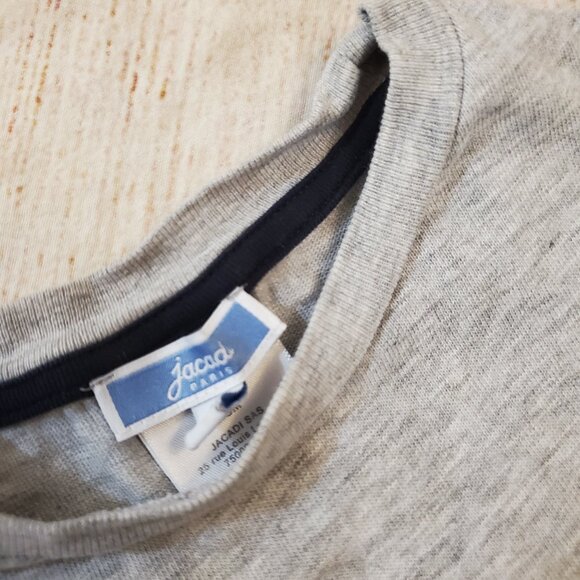 Jacadi gray Eiffel tower tshirt sz 3 - Picture 3 of 3